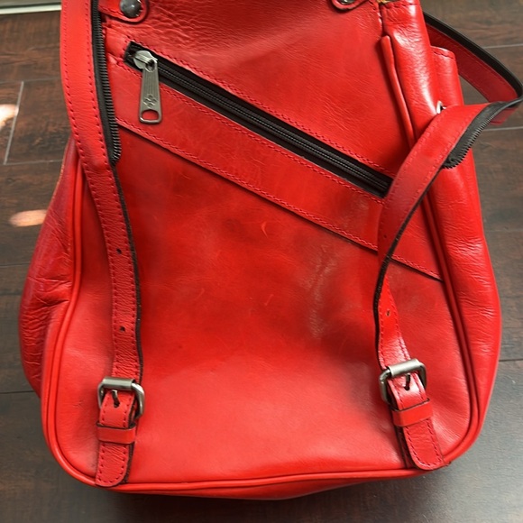 Patricia Nash Rose Tooled Leather Backpack - Picture 8 of 13